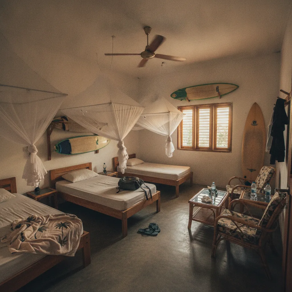 Shared Dorm Room at Surf Camp Uluwatu